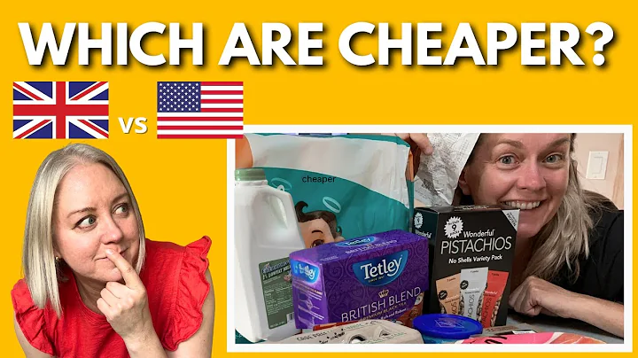 Groceries BRITAIN vs AMERICA - comparing food prices in UK and US