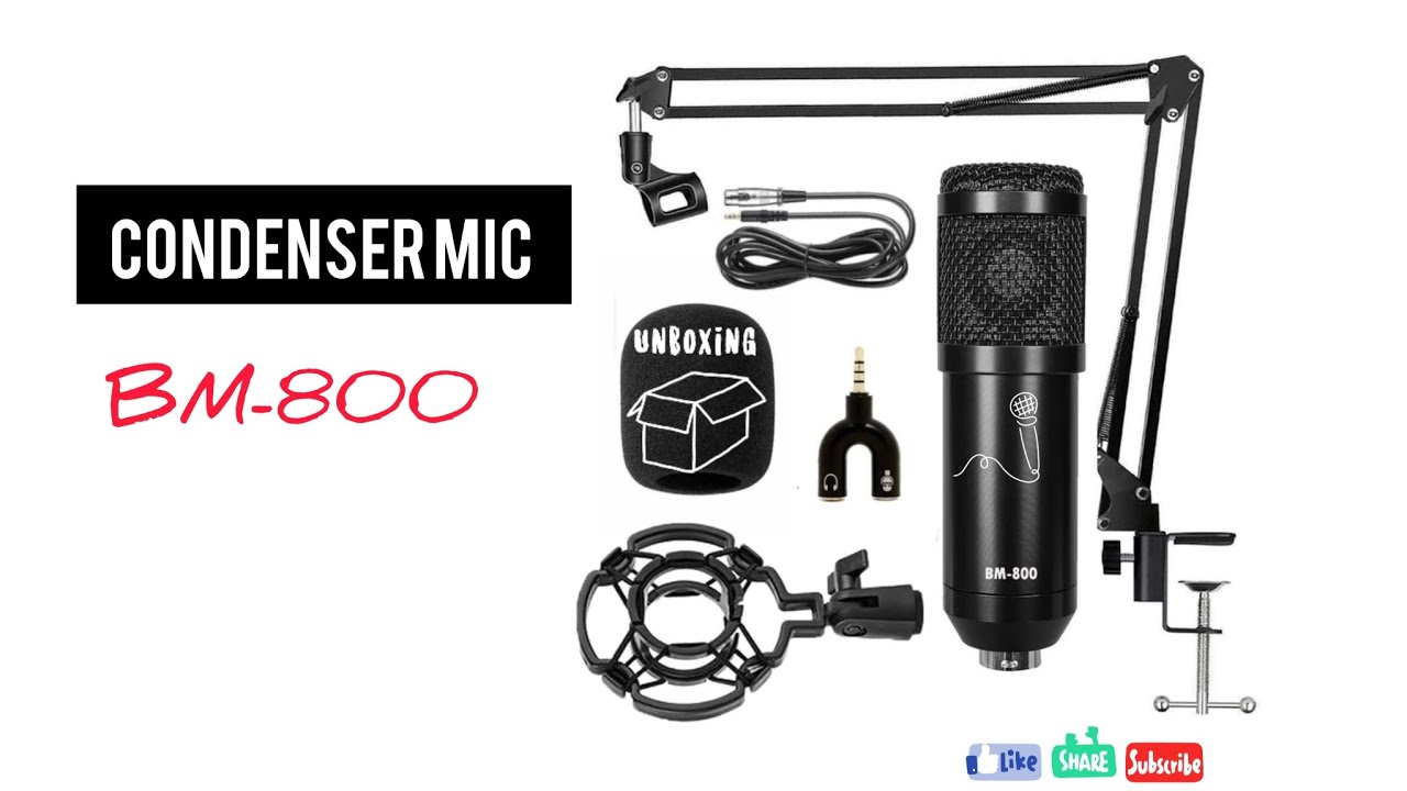 UNBOXING| BM-800 |CONDENSER mic 🎤