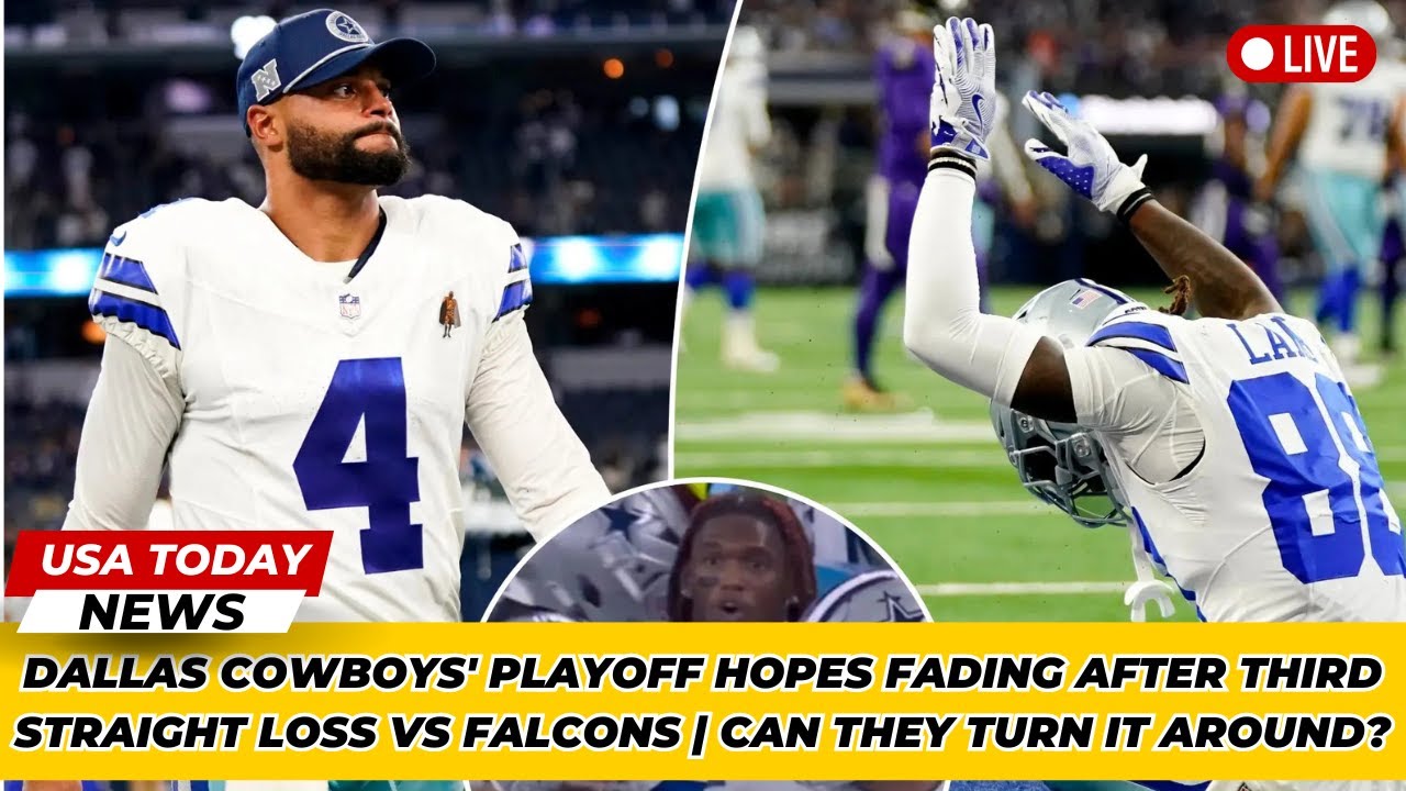 Dallas Cowboys' Playoff Hopes Fading After Third Straight Loss vs ...