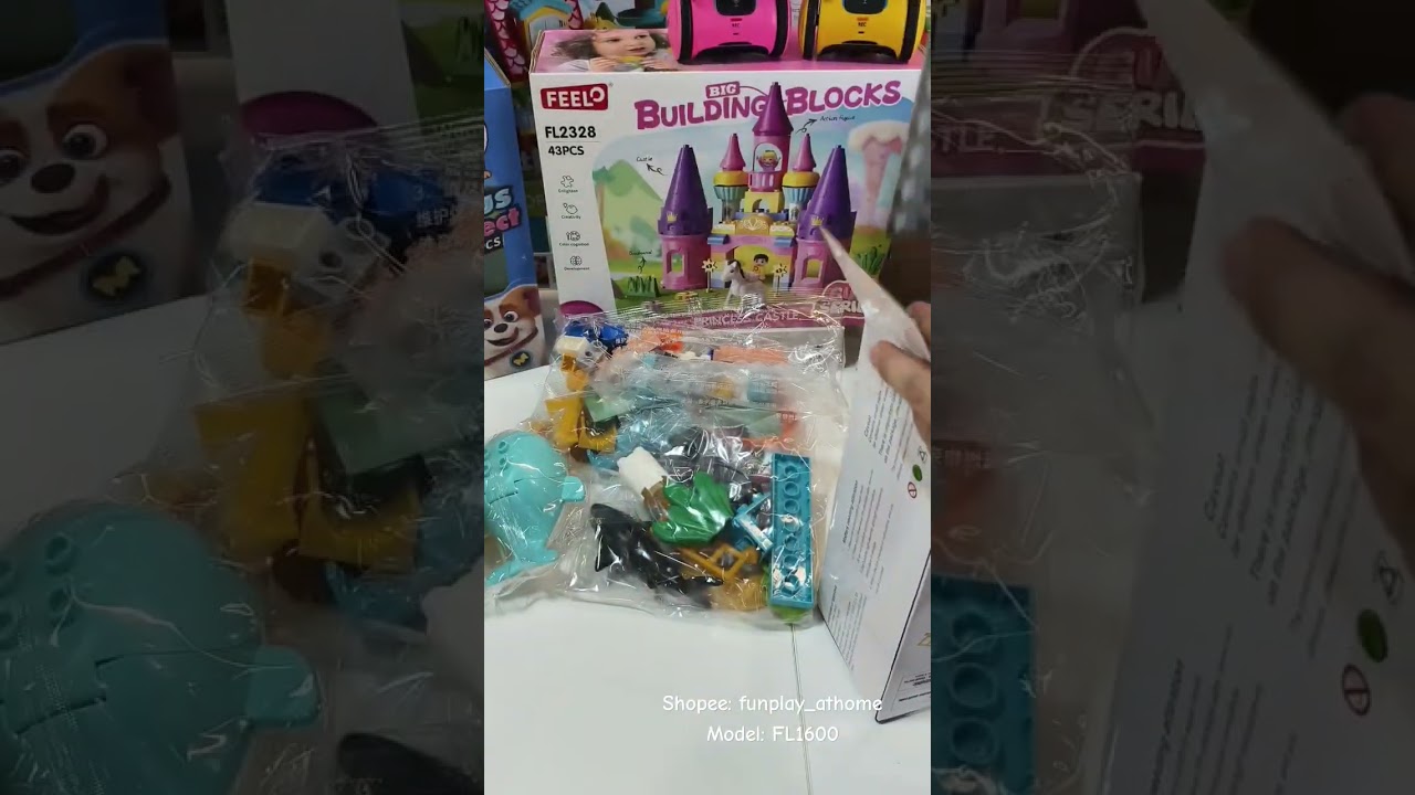 FEELO FL1600 Marine Animals World Building Blocks 