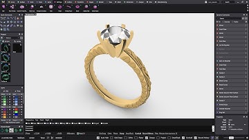 Engraved Solitaire Ring - MatrixGold Tutorial