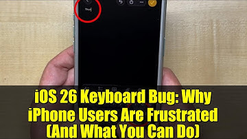 iOS 26 Keyboard Bug: Why iPhone Users Are Frustrated (And What You Can Do)