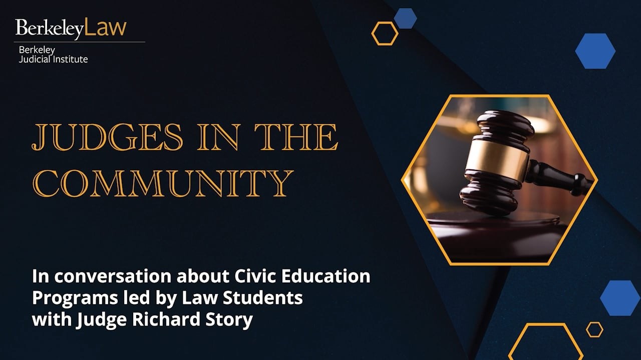 Law School Students Teach Civics — Hon. Richard Story