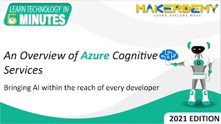 An Overview of Azure Cognitive Services (2021) | Learn Technology in 5 Minutes screenshot 1