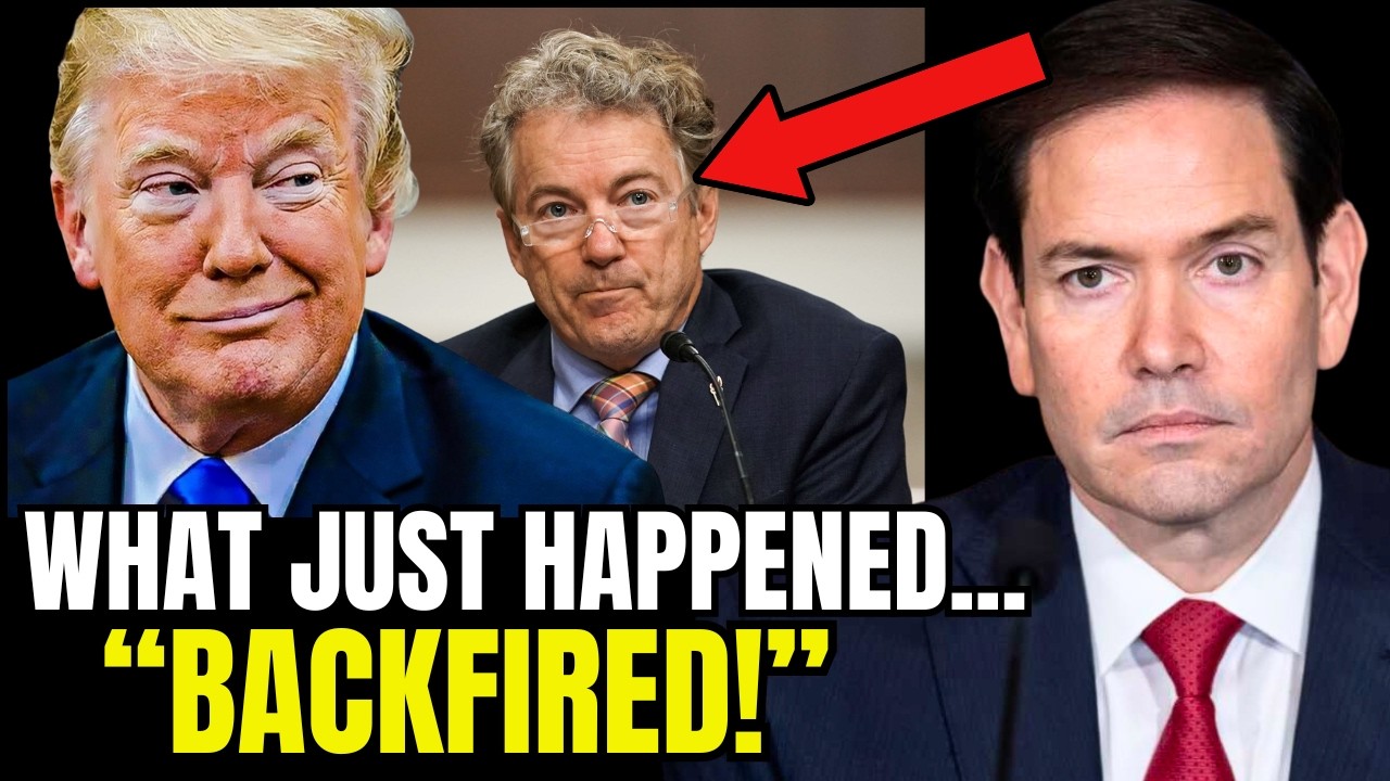 Rand Paul Tries to HUMILIATE Marco Rubio on ‘No Kings’, Then THIS HAPPENED …