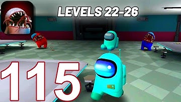Imposter Hide 3D Horror Nightmare - Gameplay Walkthrough Part 115 - Levels 22-26 [iOS,Android]