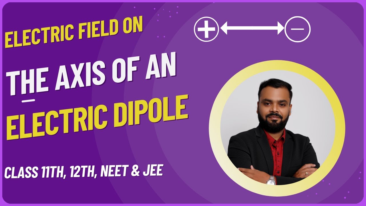 Electric Field along AXIS of a Dipole || in HINDI for Class 12 - YouTube
