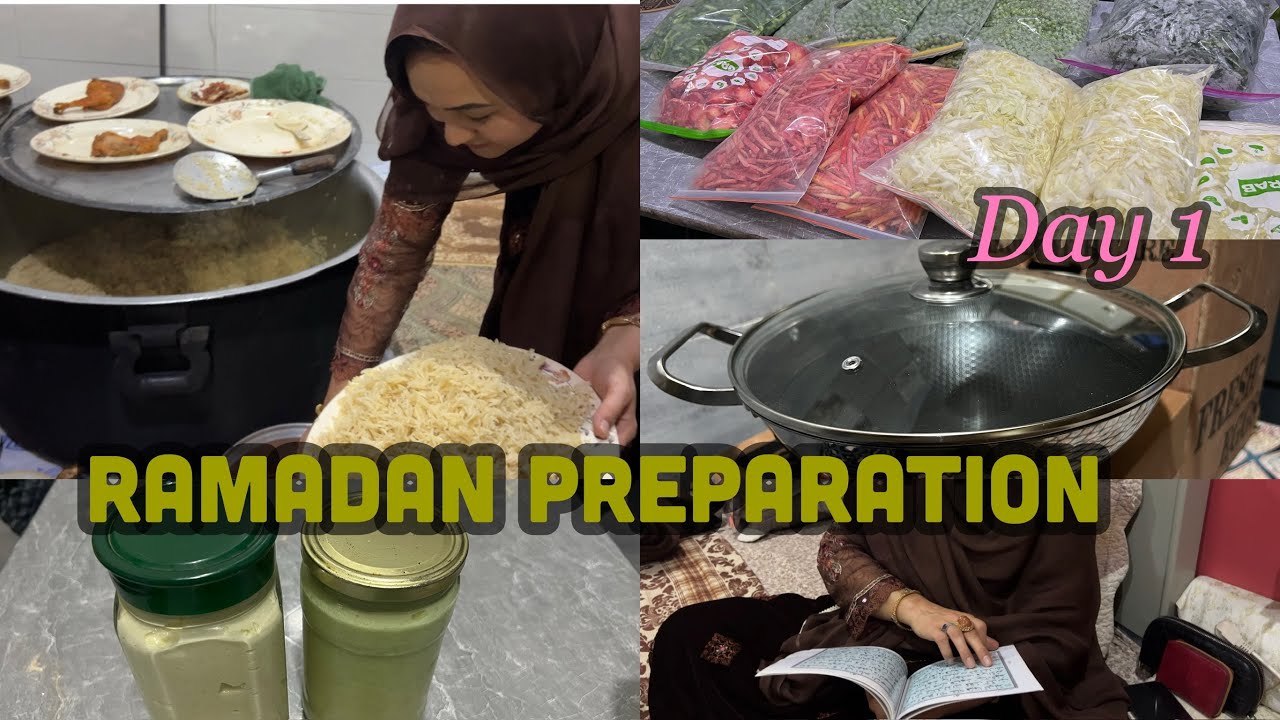Ramadan prep episode ( 1 ) 🤲🧿bisyar ahem chixa asta ki az roza pesh kani mo wa shumo❤️#faimlyvlog 