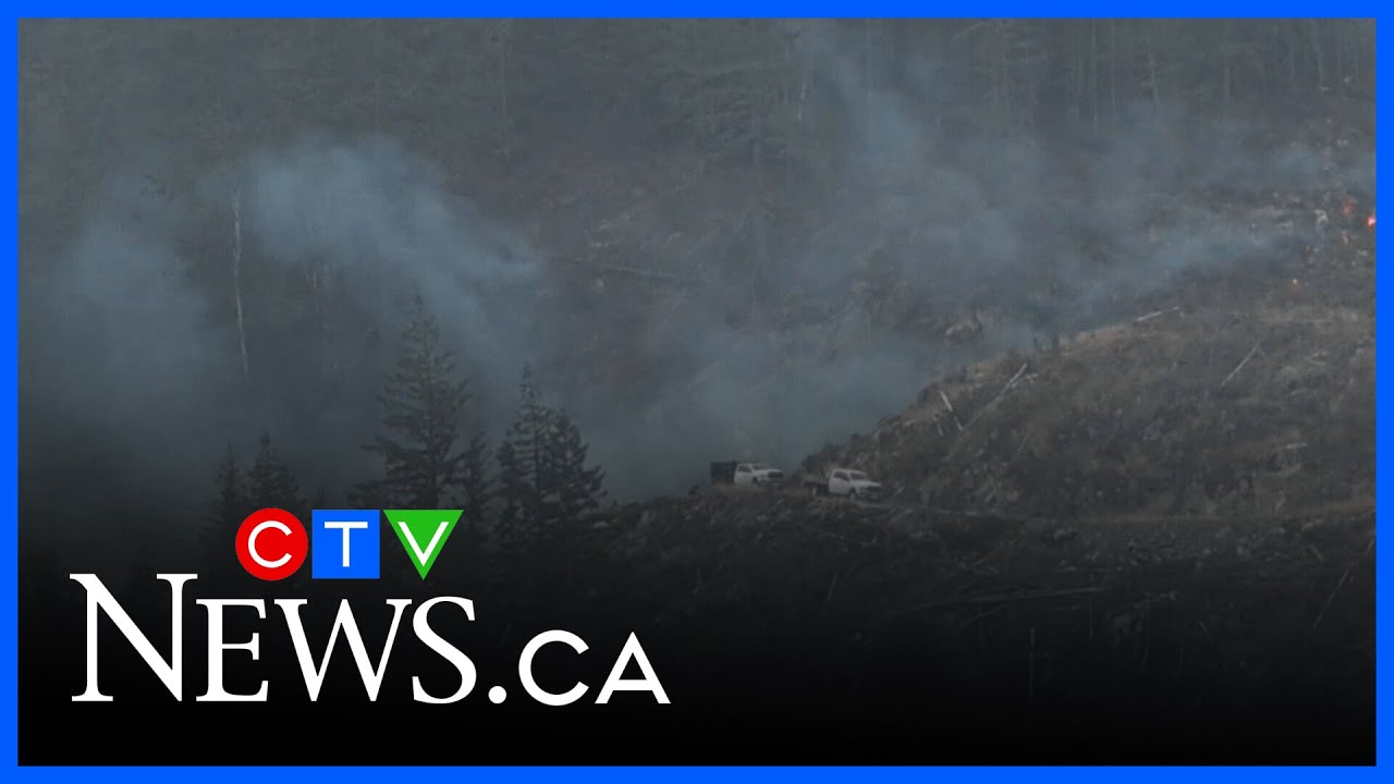 Mid-island wildfires continue to burn