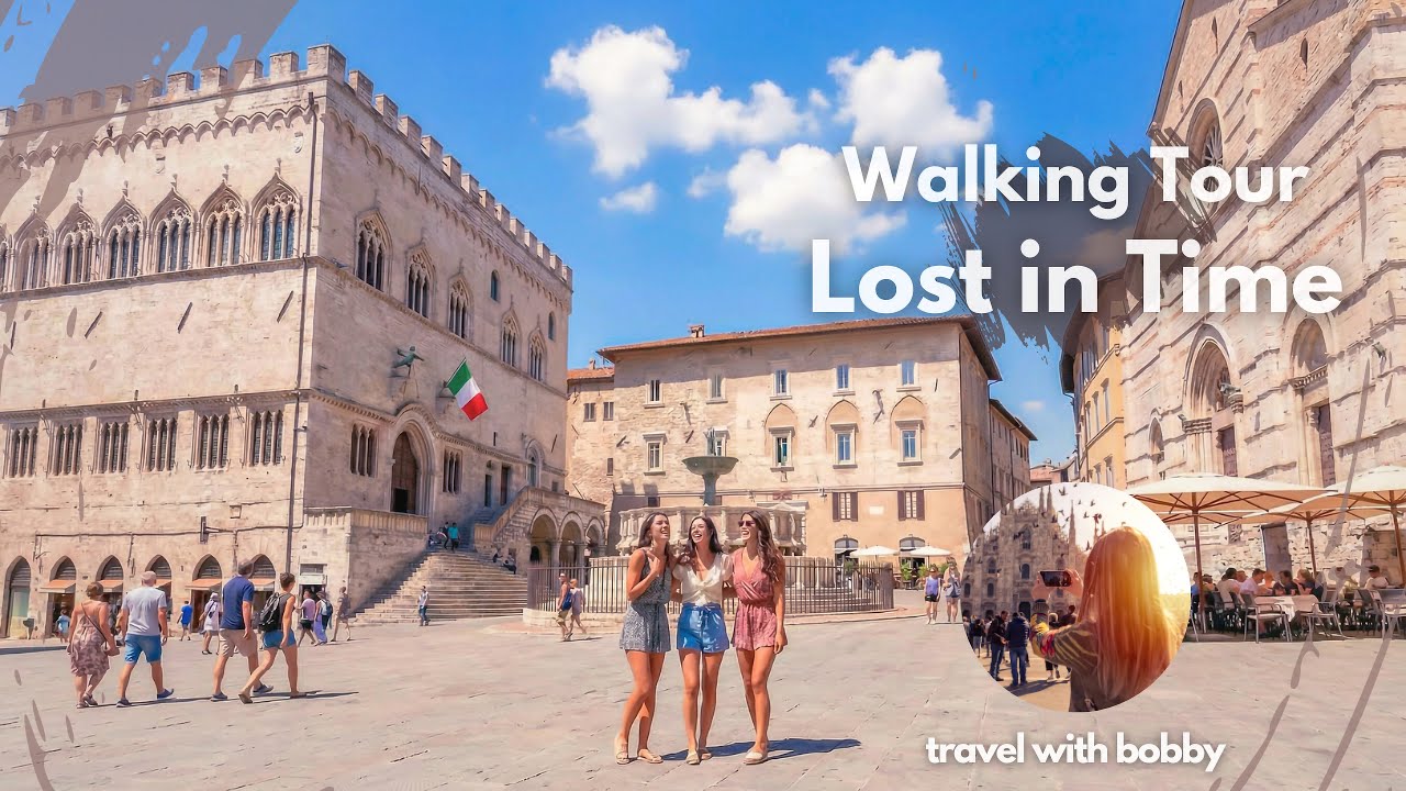 Площади Перуджи 🇮🇹 | Пешеходная экскурсия по средневековым улочкам