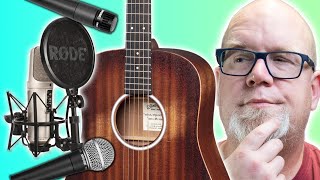 How To Mic An Acoustic Guitar!!