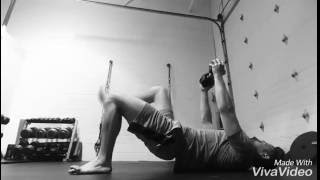 GLUTE ACTIVATION: Bridge w March from 1/2 Deadbug