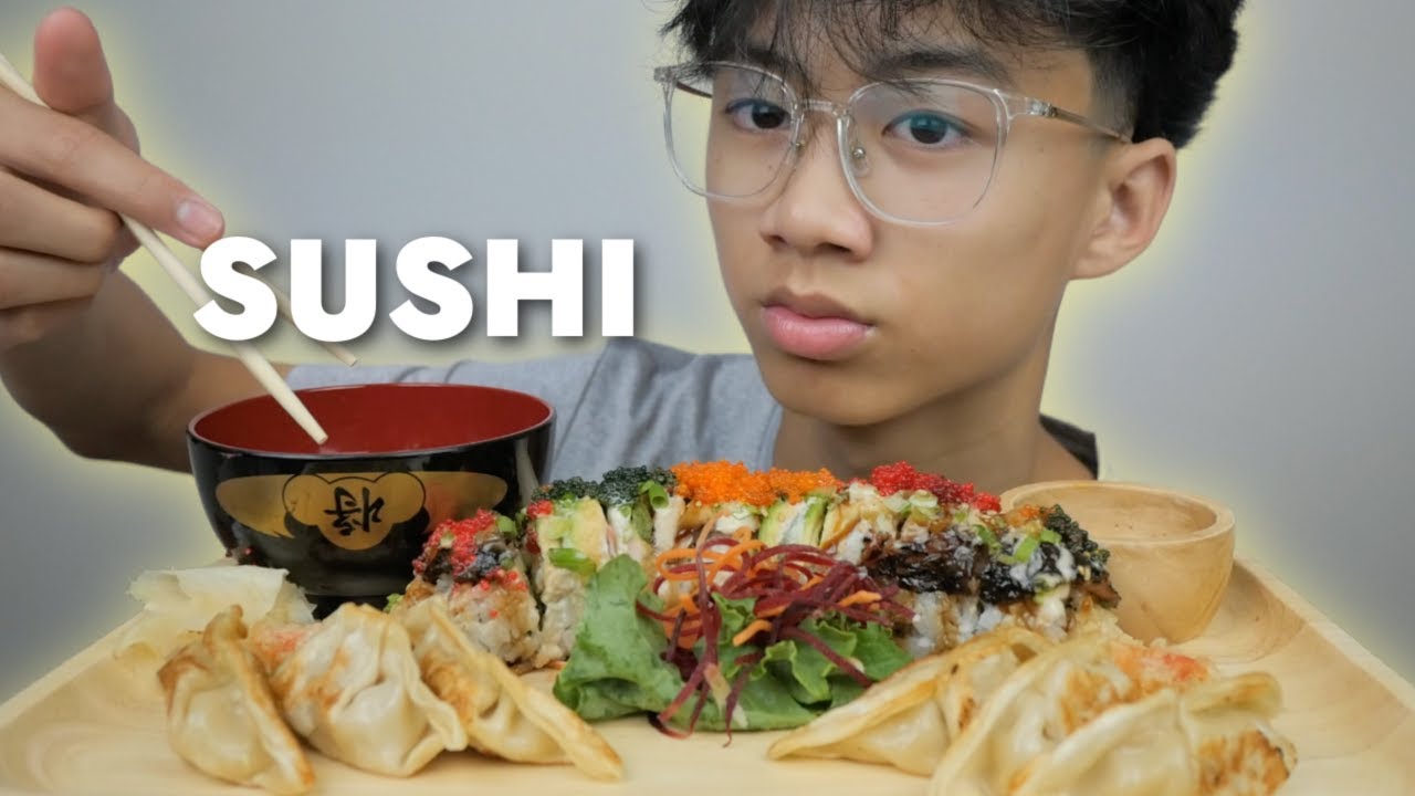 SUSHI *Delux Sushi Roll with Gyoza and Miso Soup | N.E