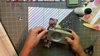 Easy Tri-Fold Pocket Folio Turorial #papercraft #junkjournal   Folio journal