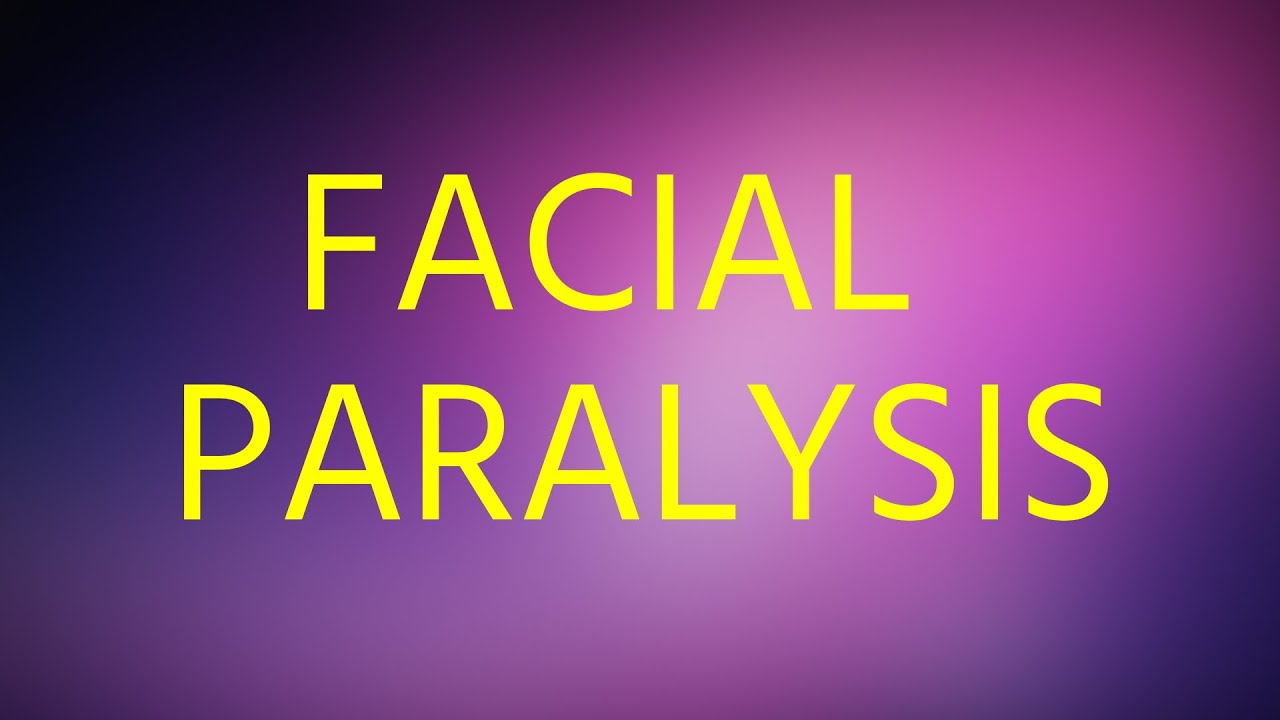 Facial Paralysis Acupressure Treatment YouTube
