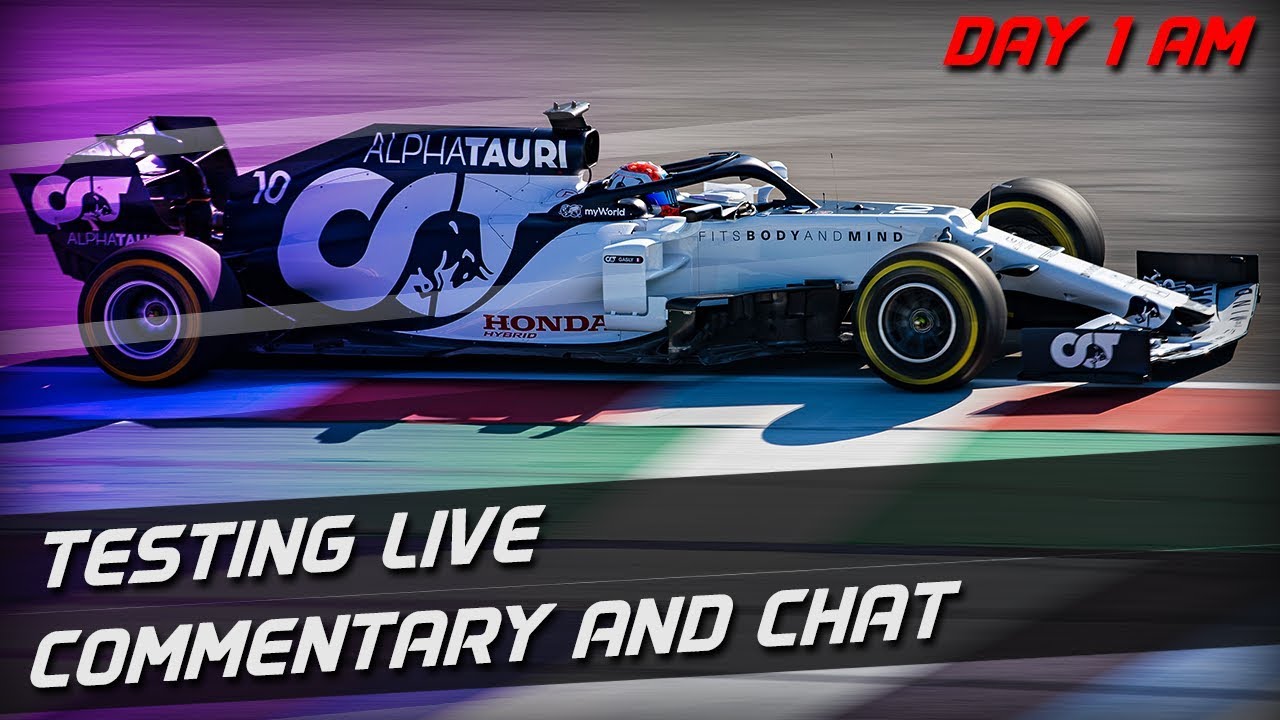 F1 2020 Winter Testing Day 1 Coverage Live Stream