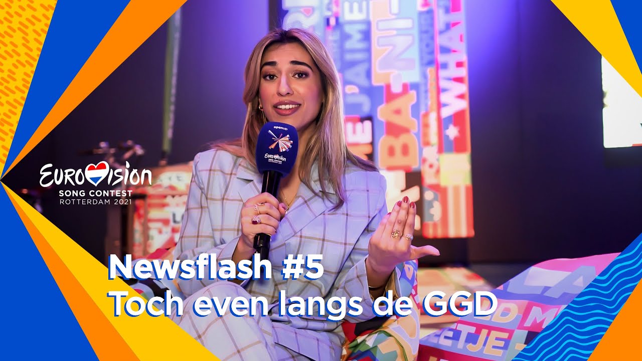 Wat als een deelnemer positief test op corona? | Newsflash #5 | Eurovision 2021
