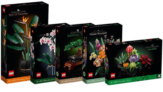 LEGO Flower Bouquet and Bonsai Tree Botanical Collection Full Review! 