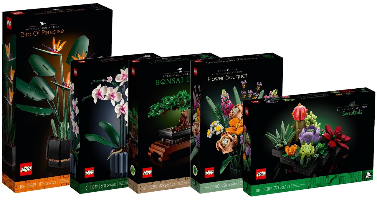 Lego Paradiselego Botanical Collection Rose Bouquet Building