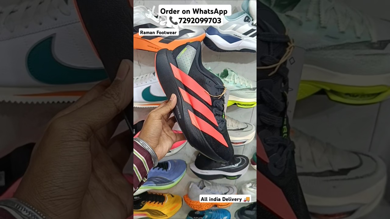 Adidas Adizero Evo SL Running Shoes Black 