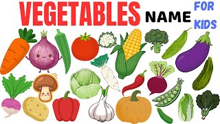 Kids Vegetables Learning | Kids Learning Videos for Preschooler | Vegetable Names in English