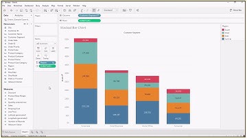 Learn to create Tableau Stacked Bar Chart in 3 mins