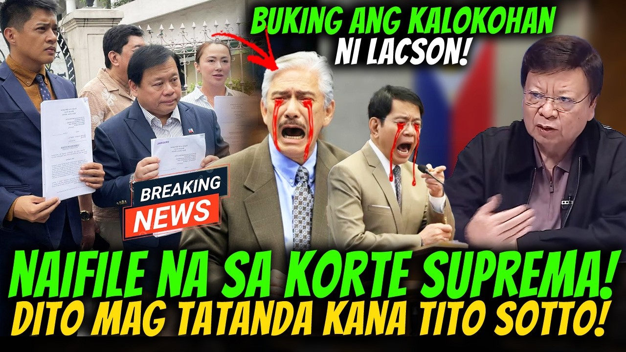 NAIFILE NA SA KORTE SUPREMA! SA KORTE KA MAGPALIWANAG TUTA SOTTO! SEN  MARCOLETA BINUKING SI PING