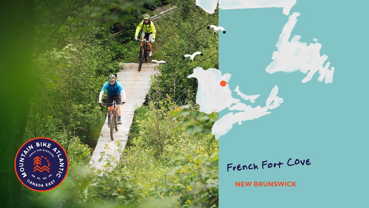French Fort Cove Mountain Biking trails in Miramichi, New Brunswick