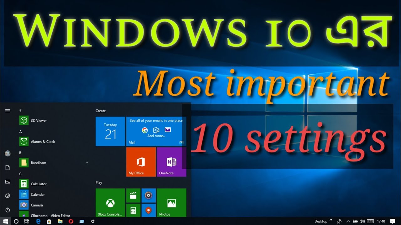 Windows  10  Settings  | Windows 10 Secret setting  |