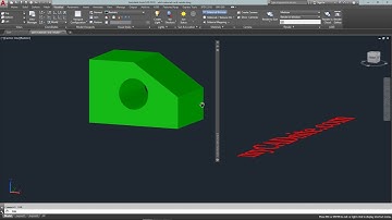 AutoCAD Tutorial Lesson 3-9 Add Materials and Render (Complete Beginners Course)