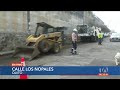 La emmop iniciar trabajos de repavimentacin en la calle los nopales norte de quito