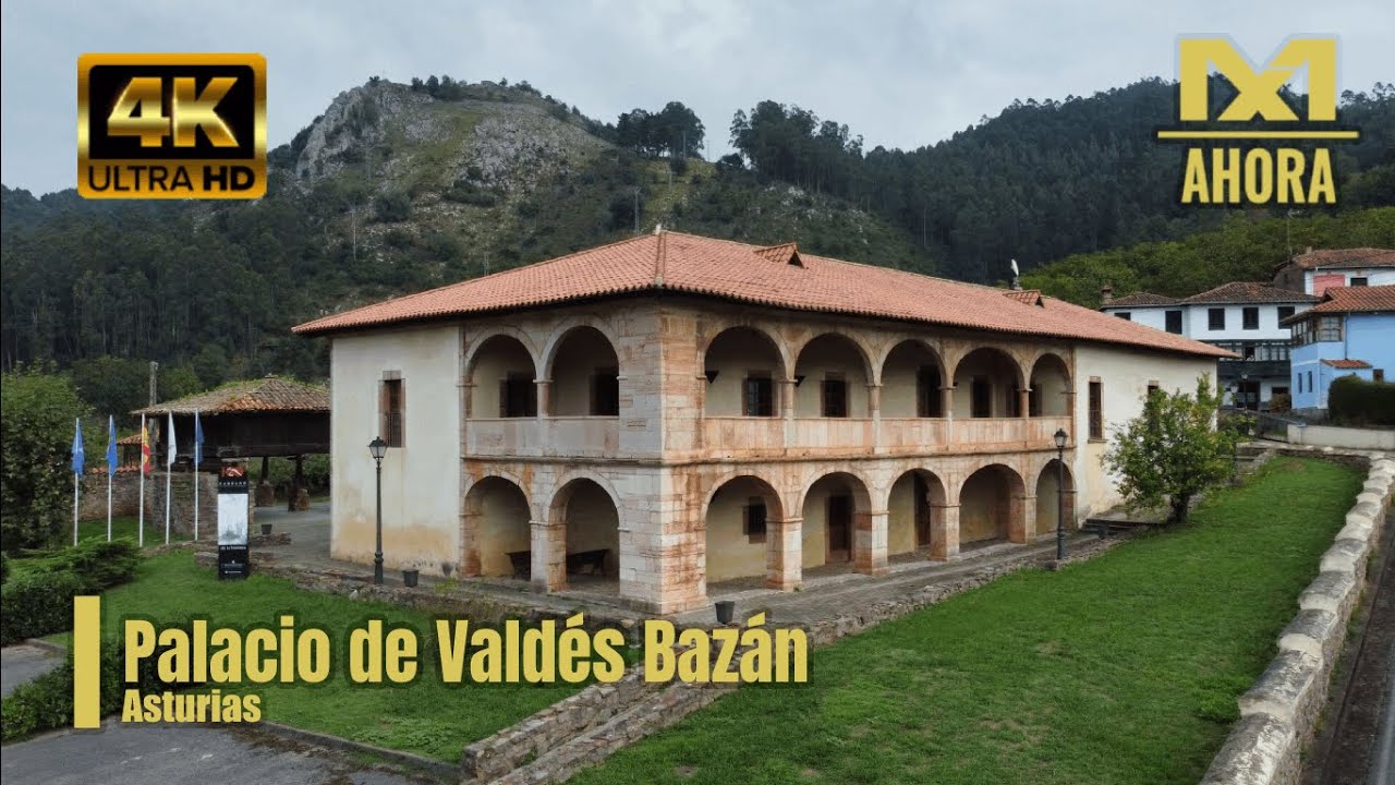PALACIO DE VALDÉS BAZÁN (CANDAMO - ASTURIAS) A VISTA DE DRON [4K]