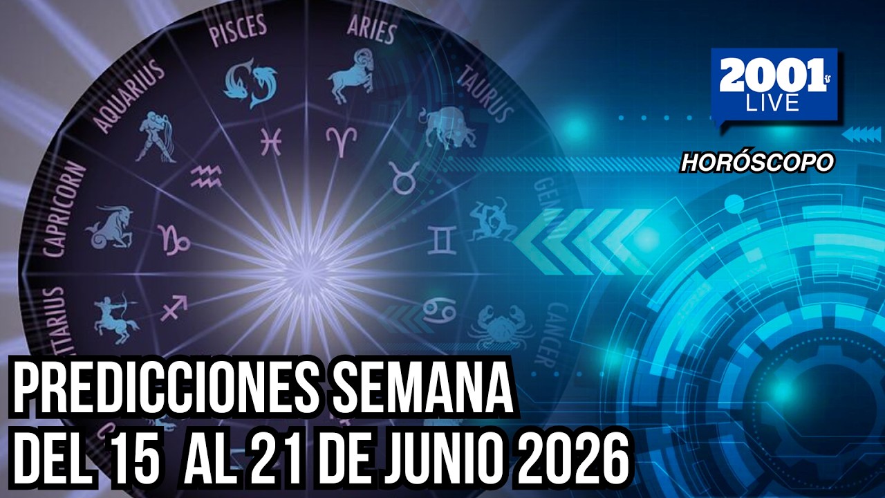 Predicciones de Arturo Acosta: Horóscopo semana del 15  al 21 de junio de 2026