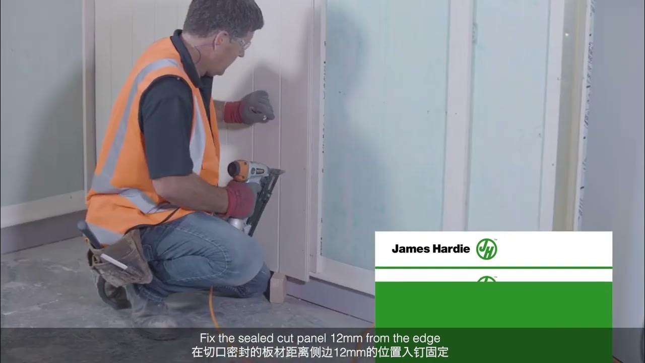 Axon™ Panel Installation on CLD Cavity Batten with subtitles James Hardie YouTube