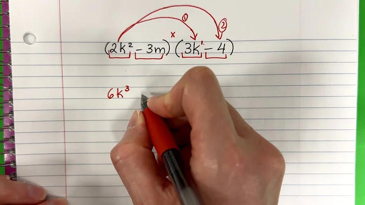 🤙🤩 Multiplying Binomials (2k^2-3m)(3k-4) // Algebra I STAAR 2025 // 23