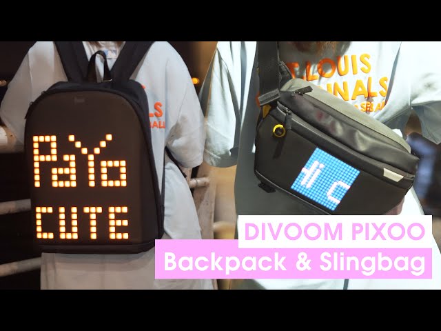 Có túi Divoom Pixoo SlingBag màn hình LED, quên hết mọi balo túi xách trên đời  =)))