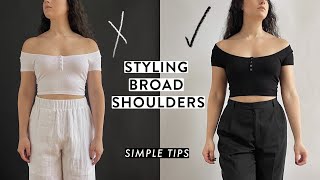 How To Style Broad Shoulders & Create BALANCED Outfits