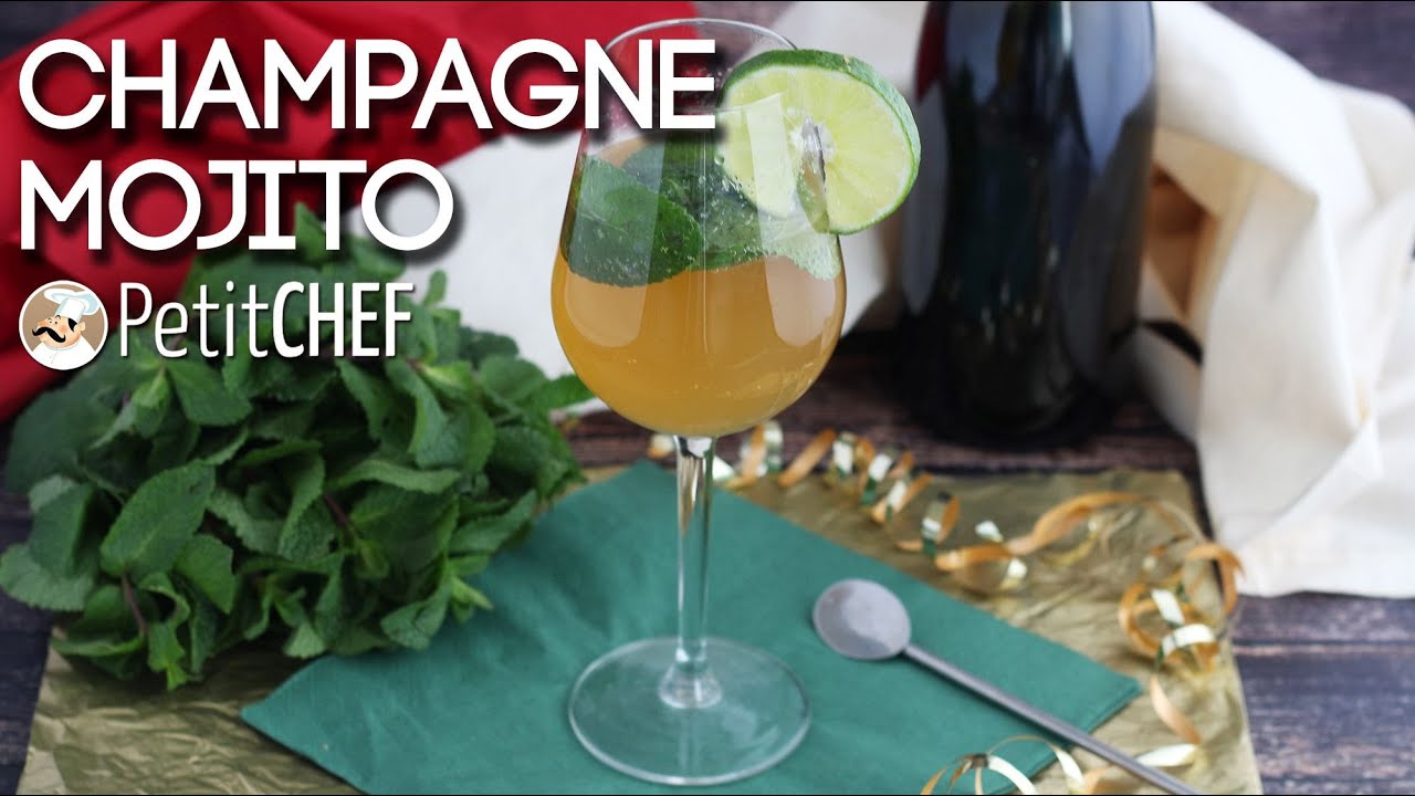 Mojito champagne / Mojito royal cu șampanie