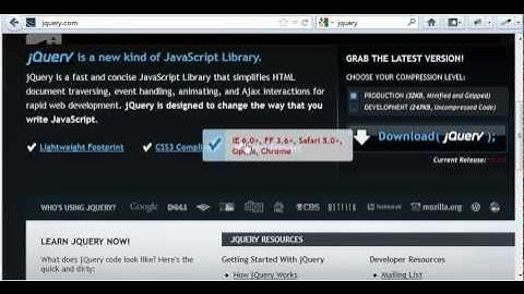 Downloading jQuery (jQuery tutorial in bangla from bdgeeks)