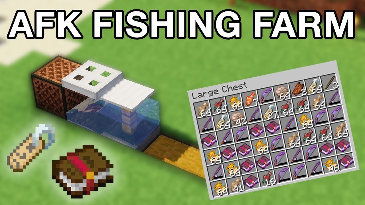 Minecraft AFK Fishing Farm - 1.17/1.16 - Simple and Fast!