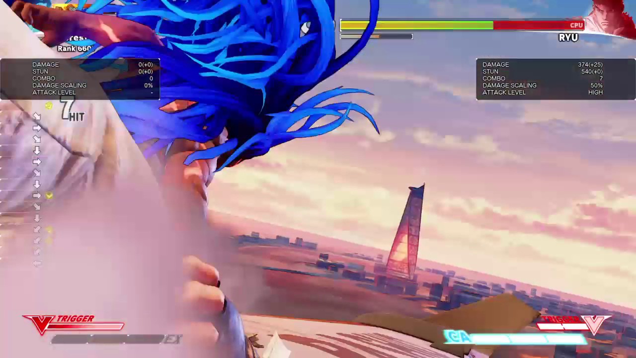 Necalli All Resources Combo STREET FIGHTER V Season 2