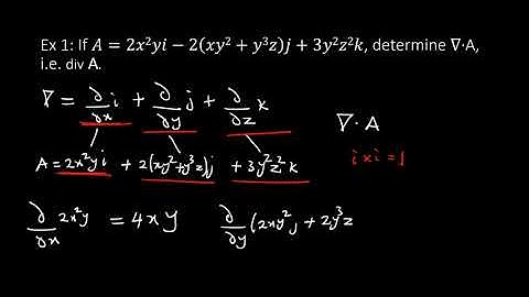 Vector Operations | Gradient, Divergence, Curl