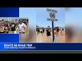 ABC7's Ryan Chiaverini arrives in Santa Monica on road trip celebrating 100 years of Route 66