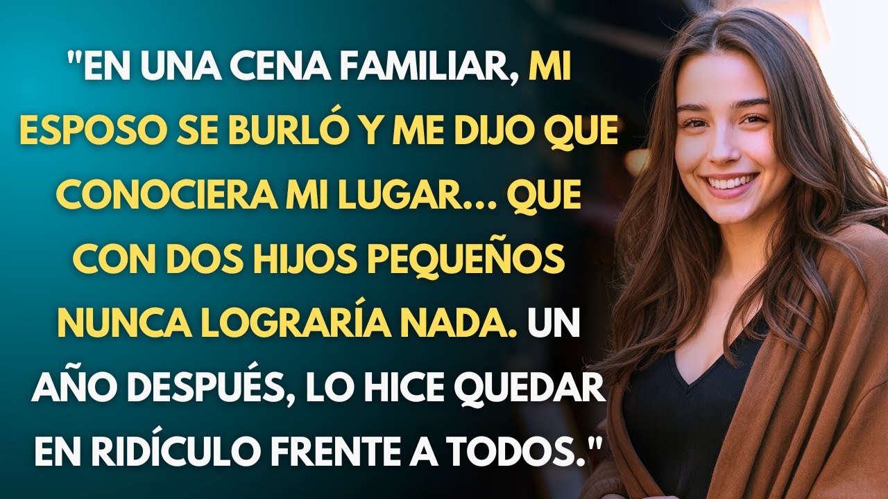 Mi Esposo Me Dijo Que ‘Recordara Mi Lugar’… Un Año Después, Mi Discurso Lo Dejó en Silencio