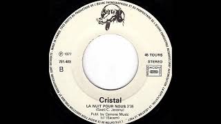 Cristal &quot;La nuit pour nous&quot; 1977 Crocos Records