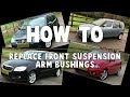 How to replace front suspension bushings - vw polo skoda fabia seat ibiza