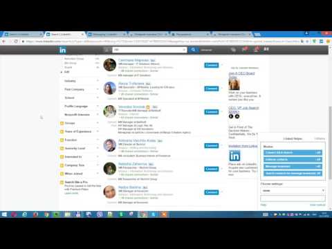 LinkedIn (ЧАСТЬ 2) автоматическое добавление контактов