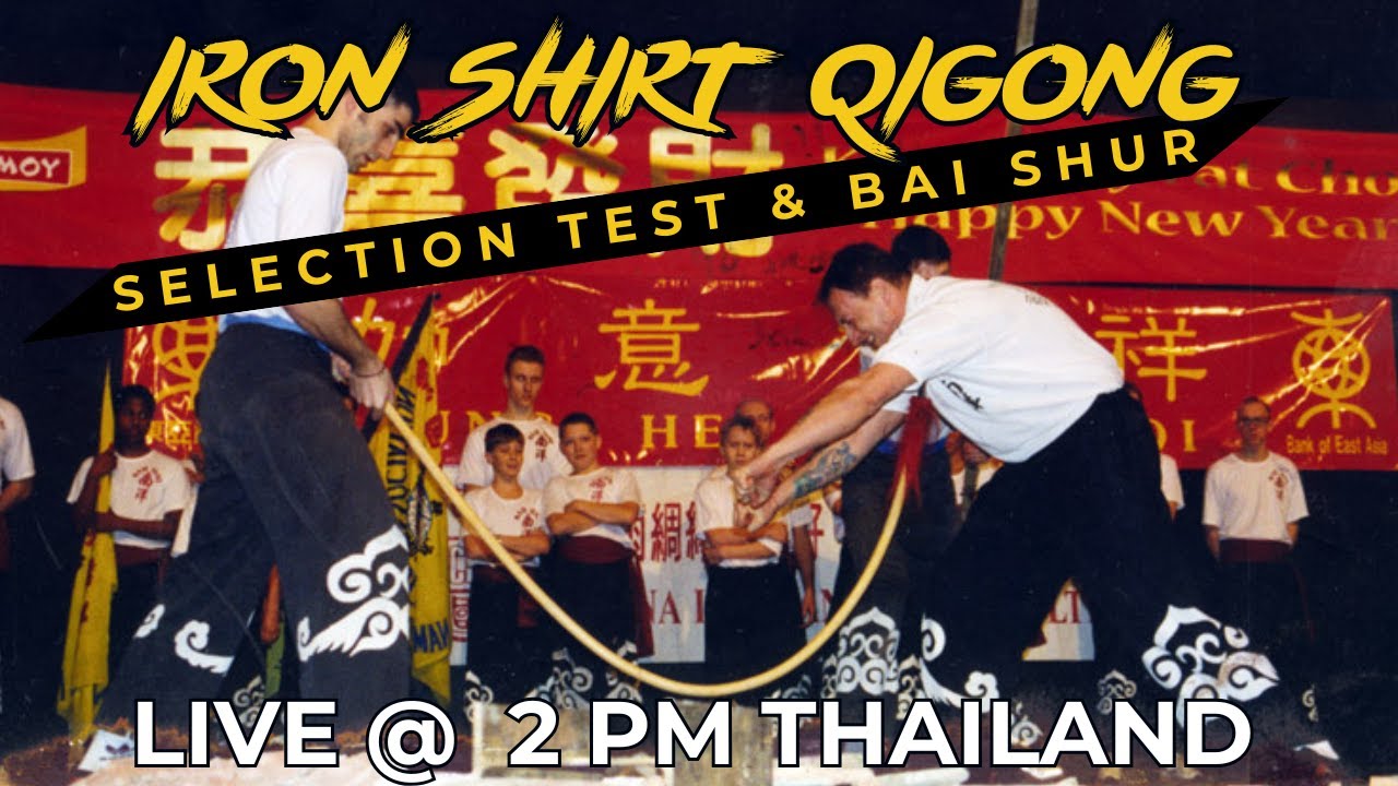 Iron Shirt Qigong Selection Test and Initiation (Bai Shur) - YouTube