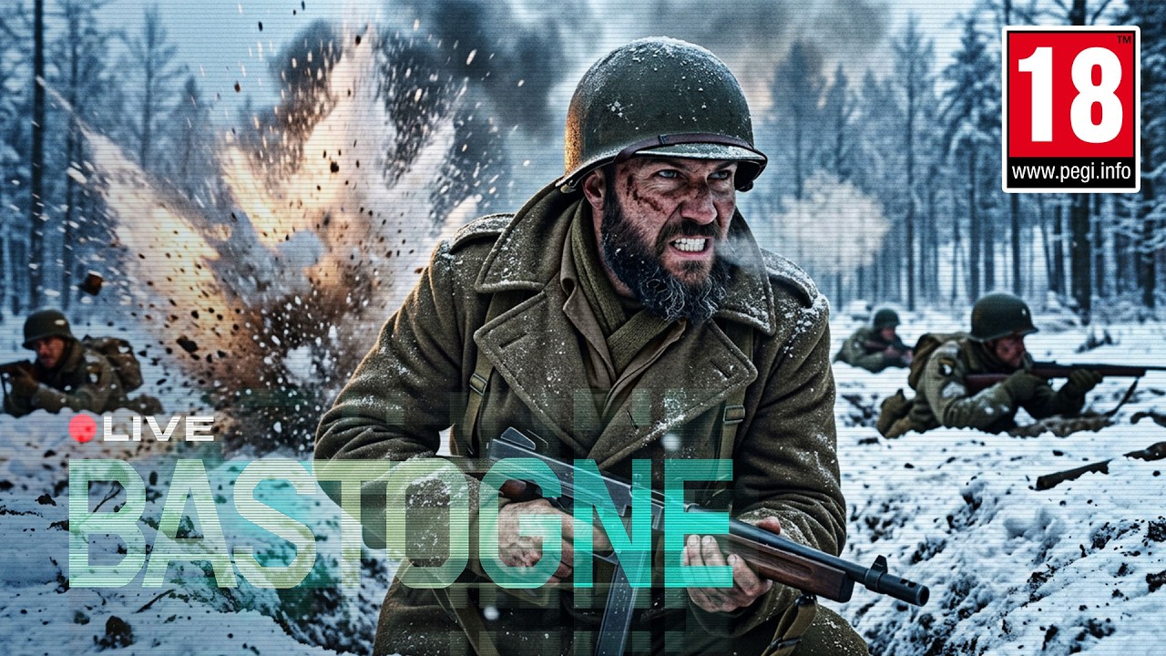 🔴 [ES] |+18| 4K OPERACIÓN BASTOGNE Día 1 - 101st Airborne División (US ARMY) - Simulación Arma 3