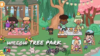 Toca Life World 🌳 Willow Tree Park 🧺🧋 #tocaboca #tocalife #tocalifeworld #tocaworld #toca